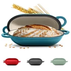 Rossallini Signature Enameled Cast Iron Sourdough Bread Oven Non-stick Tight New. Price: $167.81.