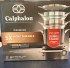 Calphalon Premier 8 Qt Mineral Shield Nonstick Technology Multi-pot + Lid New. Price: $100.00.