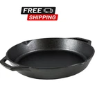 Lodge 12 Inch Pre-seasoned Cast Iron Skillet Dual Assist Handles Use The New. Price: $38.10.