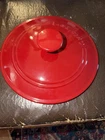 Cuisinart Red Cast Iron Enamel Lid Only 3.0 Qt (2.9 L) Dutch Oven New. Price: $15.00.