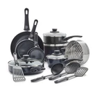 Greenlife 16 Piece Nonstick Cookware Set, Black Diamond New. Price: $141.82.