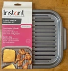Instant Pot 2 Piece Indoor Grill Pan Set 6 Qt 10 Vortex Air Fryer Compatible New. Price: $26.45.