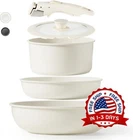 Juego Ollas Y Sartenes Antiadherentes Apilables Con Mango Desmontable Us New. Price: $99.99.