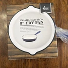 Eco+chef Enamel Cast Iron 8" Fry Pan Blue White New. Price: $29.00.