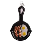 Kurt Adler Noble Gems Glass Ornament For Christmas Tree, Frying Pan New. Price: $19.99.