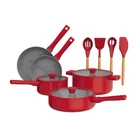 So Yummy By Bella 12 Piece Cookware Set Evergood Ceramic Nonstick Coati New. Price: $102.41.