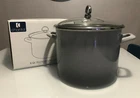 Chantal Enamel On Steel 8 Quart Stockpot With Lid, Fade Grey **new**. Price: $109.95.