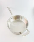 Cuisinart Deep Saut Pan Stainless Steel Induction Ready 3.5 Qt. MCP33-24HN Used. Price: $41.99.