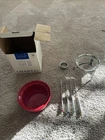 Chantal Fun Fondue Red 3C. Stainless Steel Stand & Forks New / Opened Box. Price: $20.00.