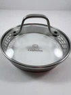 Calphalon 6 Replacement Steamer Glass & Stainless Lid Inside Diameter 5 1/2" Used. Price: $9.99.