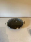 Tramontina 16-INCH Hard Anodized Nonstick Paella Pan With Glass Lid New. Price: $35.00.