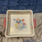 The Pioneer Woman Mazie Ceramic/stoneware 8" Square Baking Dish Used. Price: $28.00.