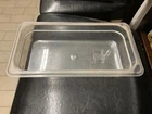 Cambro Camwear 1/3 Size Deep Food Pan 2-1/2" 2.5 Qt #631-1 (2 Pack) Used. Price: $18.00.