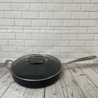 All-clad 4 Qt 3.8 Hard Anodized Nonstick Saute Pan W/lid 89 102-0150 Used. Price: $45.00.