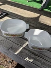 Corningware Spice Of Lifecasserole Dishes 1.5 & 2 Qt Oven-safe Microwaveable Used. Price: $35.00.