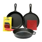 Lodge Essential Pan Set, 7-PIECE, Black New. Price: $267.72.