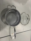 Goodful 4QT Titanium Reinforced Ceramic Non-stick Cooker With Glass Lid Gray New. Price: $89.23.
