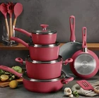 Tramontina Solara 14-PIECE Ceramic Non Stick Cookware Set With Lids New. Price: $188.98.