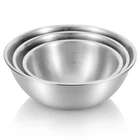 Zyghjort 3 Packs Stainless Steel Mixing Bowls With 24*24*9.5CM, Silver New. Price: $26.62.