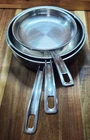 Cuisinart Stainless Steel Pans Chef Classic 3 Piece Set Qt Saut 10" & 8" Fry Used. Price: $64.95.