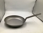 Mauviel M'steel Black Carbon Natural Nonstick Frying Pan W/ Iron Handle, 9.4 New. Price: $89.95.