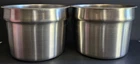 Vollrath 78204 Pair Steam Table Round Inset Pans 8.18" High 11 Qt Silver Nsf Usa New. Price: $94.95.
