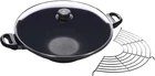 Swiss Diamond - 14.1" Wok W/rack &glass Lid New. Price: $259.95.