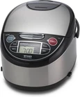 Tiger JAX-T18U-K 10-CUP Micom Rice Cooker With Food Steamer Slow S/s Black New. Price: $195.99.