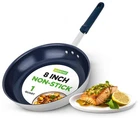 Nutrichef Small Frying Pan Nonstick - Ceramic Skillet With 8", Blue New. Price: $49.99.