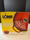 Lodge EC6D43, Quart Red Enameled Cast Iron Dutch Oven, New Sealed. Price: $64.99.