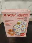 *new* So Yummy! By Bella Mini Dunker Waffle Maker 5 Hearts Target Exclusive. Price: $6.79.