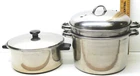 Sears Stainless Steel Cookware 3 Qt Stock Pot + 6 Metro Pasta W/ Insert Used. Price: $32.21.