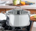 Princess House Heritage Stainless Steel Classic 9-QT Dutch Oven (6639) New!. Price: $142.00.