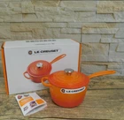 Le Creuset Signature Cast Iron 2.25 Quart Saucepan, Flame - New. Price: $259.95.