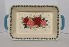 Pioneer Woman Casserole Baking Dish Blue Floral Used. Price: $24.99.