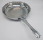 Creuset Stainless Steel Fry Pan Skillet 9.5" 24CM 3QT Used. Price: $36.00.