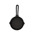 Mirro 4.5IN Cast Iron Preseasoned Mini Skillet 4.5", Black New. Price: $22.99.