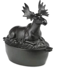 Plow & Hearth Moose Wood Stove Steamer Cast Iron Fireplace Humidifier New. Price: $84.14.