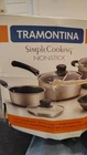 Tramontina Non-stick Cookware Pan Set, Champagne 9 Pack New. Price: $25.00.
