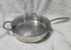 Wolfgang Puck Cafe Collection Stainless Steel 11 Saute Pan Skillet Chicken Fry Used. Price: $30.67.