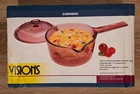 Cranberry Visions Corning Cookware Pot 1 Qt Saucepan New Sealed Box Vintage. Price: $70.00.
