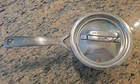 Creuset 1.4 Qt Saucepan Pot W Lid 3-PLY Stainless Steel 14 Cm 5 1/2" Used. Price: $23.00.