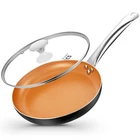 Koch Systeme Cs 10IN Copper Nonstick Frying Pans With Lids And Titanium Ceram... New. Price: $42.79.