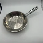 T-fal Performa 8.5 Stainless Steel Frying Pan Skillet Induction 88 101-8002 Used. Price: $16.50.