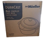 Brand New Mueller Duracast 6QT Enameled Iron Dutch Oven Grey DO-1175. Price: $64.89.