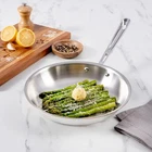 All-clad 10" Copper Core 5-PLY Bonded Fry Pan Stainless Steel 6110 New. Price: $240.00.