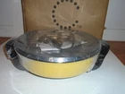 Curtis Stone 14" Round Dura Pan Non-stick Electric Skillet #10522 Sunflower New. Price: $49.99.