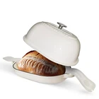 Cast Iron Bread OVEN,6 Oven,thick Enameled Loaf Pan With 6QT, White New. Price: $103.70.