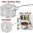 Demeyere Atlantis 2.25 Qt Sauce Pan With Lid 18/10 Stainless Steel Induction New. Price: $250.49.