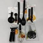 17 Piece Set Black Cooking Utensils Can Opener Sheer Hoba New. Price: $90.95.